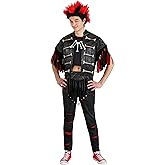 Lost Kid Leader Costume for Adults - Jacket, Crop Top, Pants, and Belt