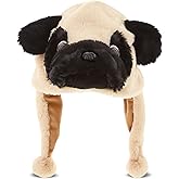 DolliBu Plush Hat – Soft Fleece Beanie with Ear Flaps, Warm Winter Hat for Kids, Teens & Adults – Funny Costume, One Size