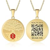 Theluckytag Medical Alert Necklace for Women