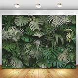 10x8ft Green Tropical Palm Leaves Picture