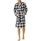 Latuza Men's Cotton Flannel Robe