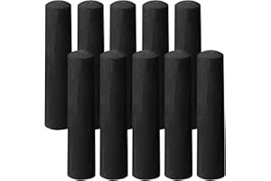 ywmigl 10 Pcs Sidewalk Chalks for Kids Non Toxic Jumbo Chalk for Party Gift Outdoor Art Classroom Play Painting (Black)