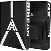 GOWINNER Large Kick Shield - 24" Muay Thai Kickboxing Pad with 5 Padded Handles, Dense Foam for MMA, Boxing, Martial Arts, Karate, Taekwondo Training (1 Unit)