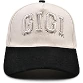 Gigi Gifts- 3D Embroidered Grandma Hat Adjustable Cotton Baseball Caps for Grandparent