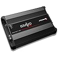 Stetsom Bravo Full 5000 1 Ohm Mono Car Amplifier, 5000.1 5K Watts RMS, 1Ω Stable Car Audio, HD Sound Quality, Crossover & Bass Boost, Car Stereo Speaker Subwoofer MD, Smart Coolers