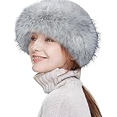 HH HOFNEN Winter Bucket Hat Fluffy Faux Fur Fisherman Plush Warm Hats Cute Fuzzy Bucket Hat for Women