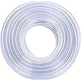 DERNORD PVC Tubing 9/16"ID X 3/4"OD Flexible Clear Vinyl Hose 100 Feet for Food Grade