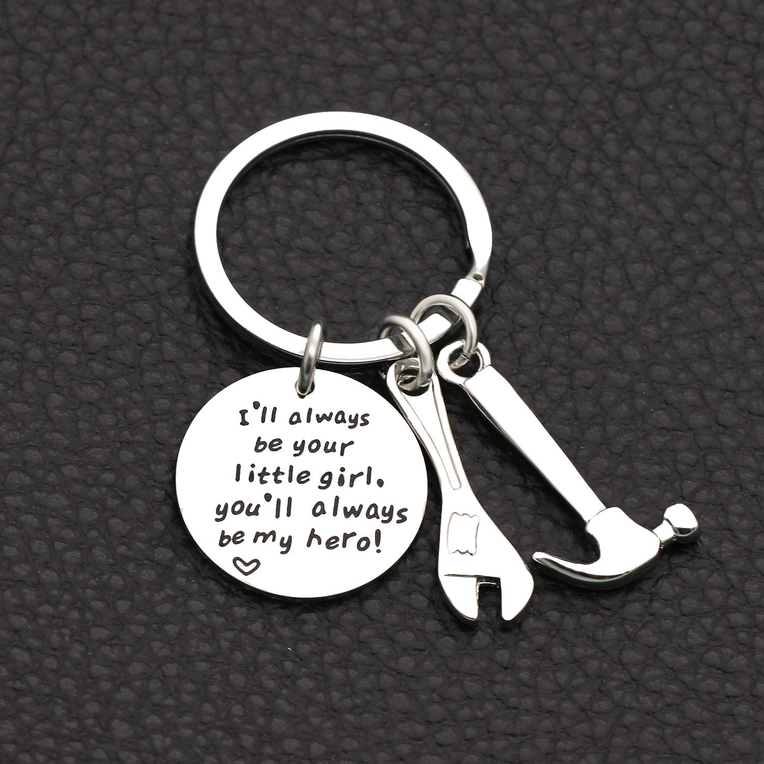 Stainless Steel Fathers Day Gifts Dad Daddy Gifts From Daughter Son Keyring Key Ring Dad