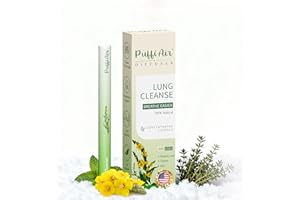 Herbal Diffuser Pen with Extracts of Mullein, Thyme and Mint for Lung Cleansing, Breathing Improvement, Oral Air Freshening a