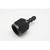 Autobahn88 Aluminum Anodized Hose Barb Fitting - AN10 Female to ID=8mm (5/16")