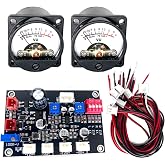35mm VU Meter Stereo Audio Level Indicator Audio Meter Backlight Adjustable +Driver Board