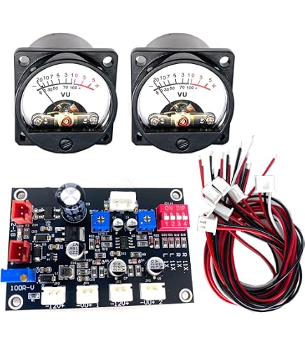 Amazon.com: DC 5V Audio VU Meter Signal Level Indicator, 3.5mm
