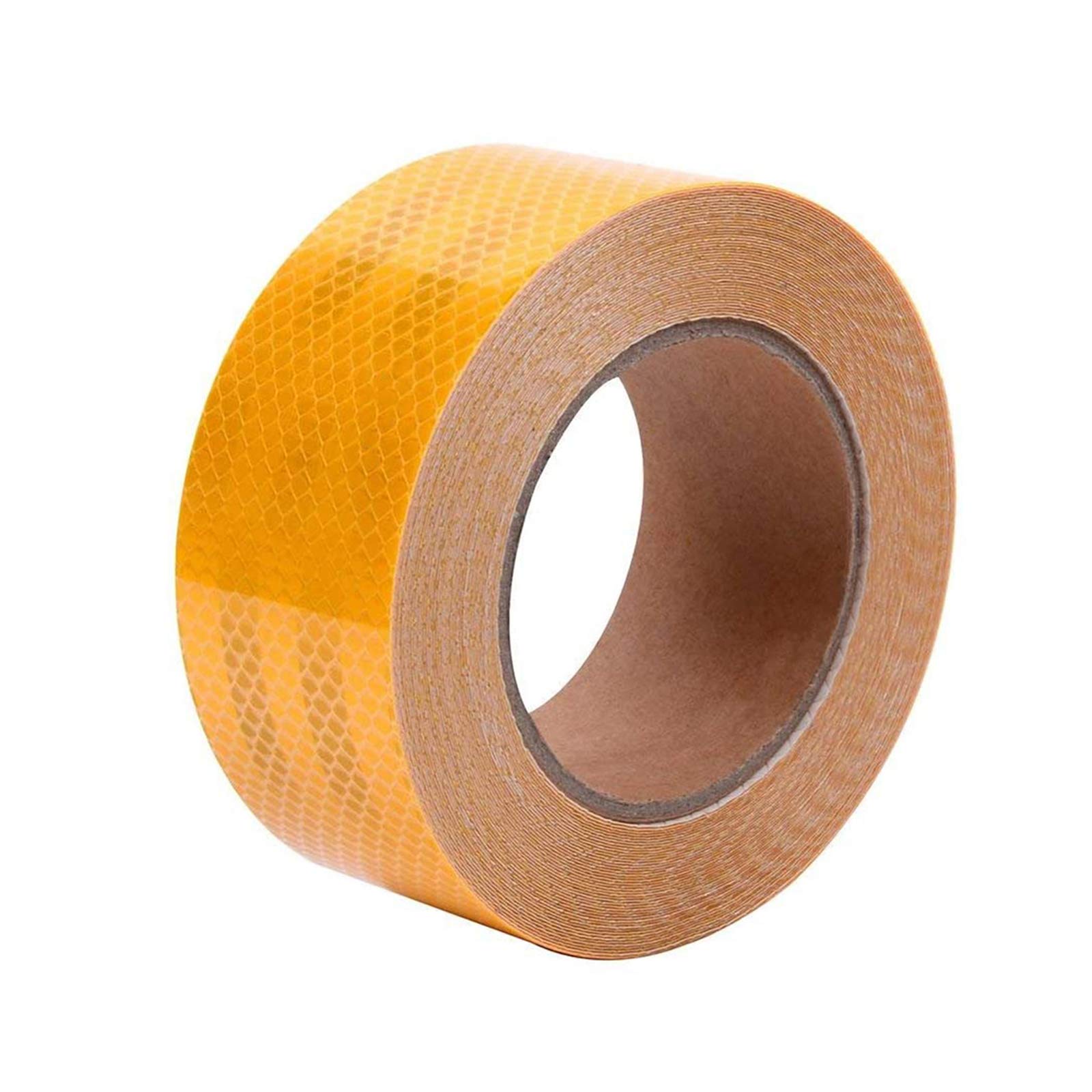 ONTWIE Self Adhesive Reflective Waterproof Tape - Industrial Marking for High Visibility, Heavy Danger Warning Safety - Yellow 33 ft