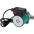 BOKYWOX 110-120V 3/4'',3-Speed Food Grade Domestic Circulation Pump Hot Water Circulator Circulating Pump (RS15-6SG)