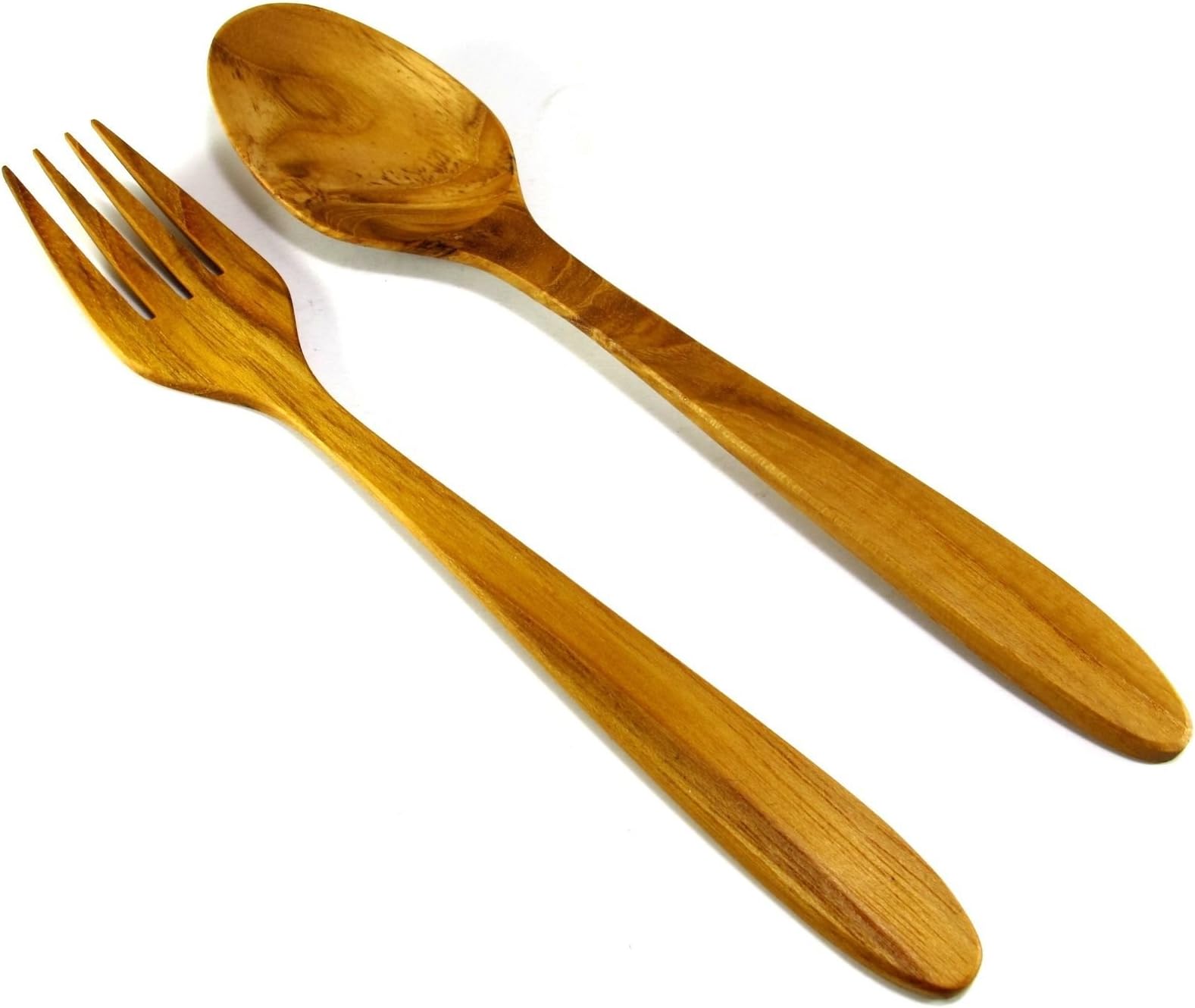 Teak Wood Spoon and fork / dinner set Kitchen Utensils by Teako