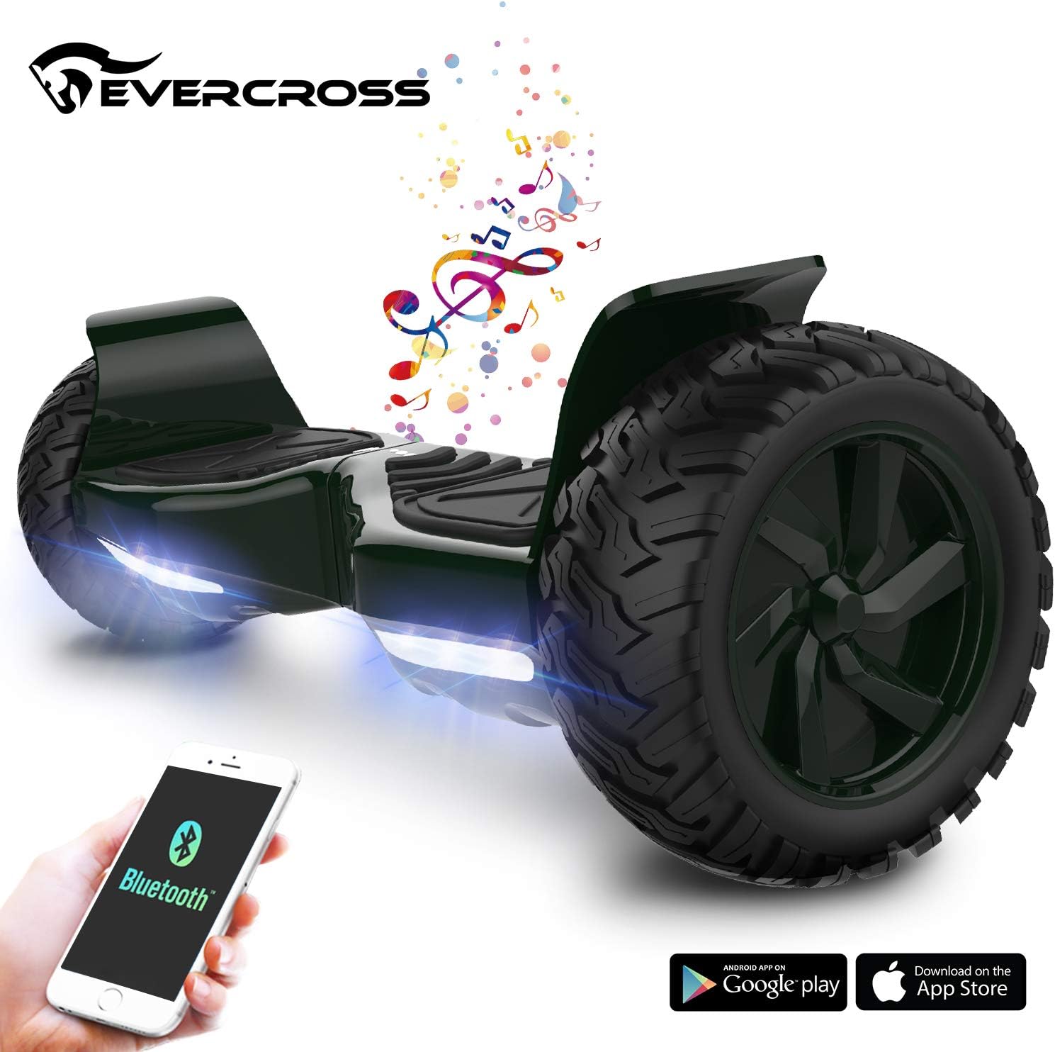 EverCross ELES03 Board Self Balancing Scooter SUV 8.5 AllWeather Tire
