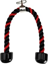qibylift Tricep Rope Cable Attachment 27 Inch for Cable Machine