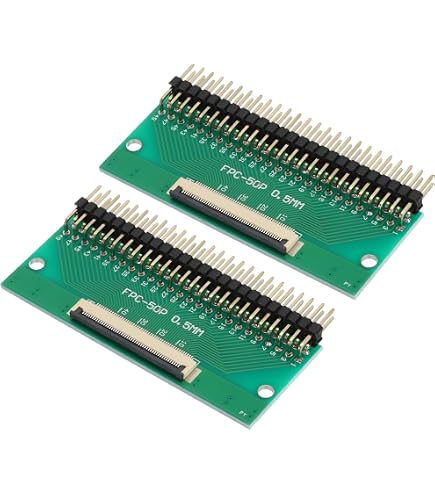 Amazon.com: uxcell 5Pcs 2.54mm Pitch 2x40-Pins Double Row Right