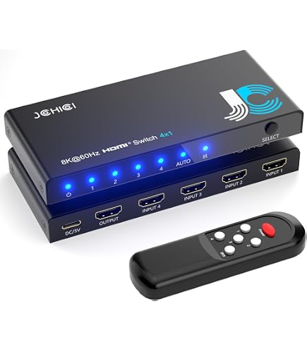 LINDY 38337 Switch HDMI 2 Porte 8K60: Commuta Tra Due Sorgenti In Un Attimo! - 2