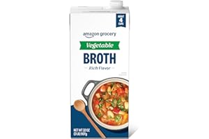 Amazon Grocery, Vegetable Broth, 32 Oz (Previously Amazon Fresh, Packaging May Vary)