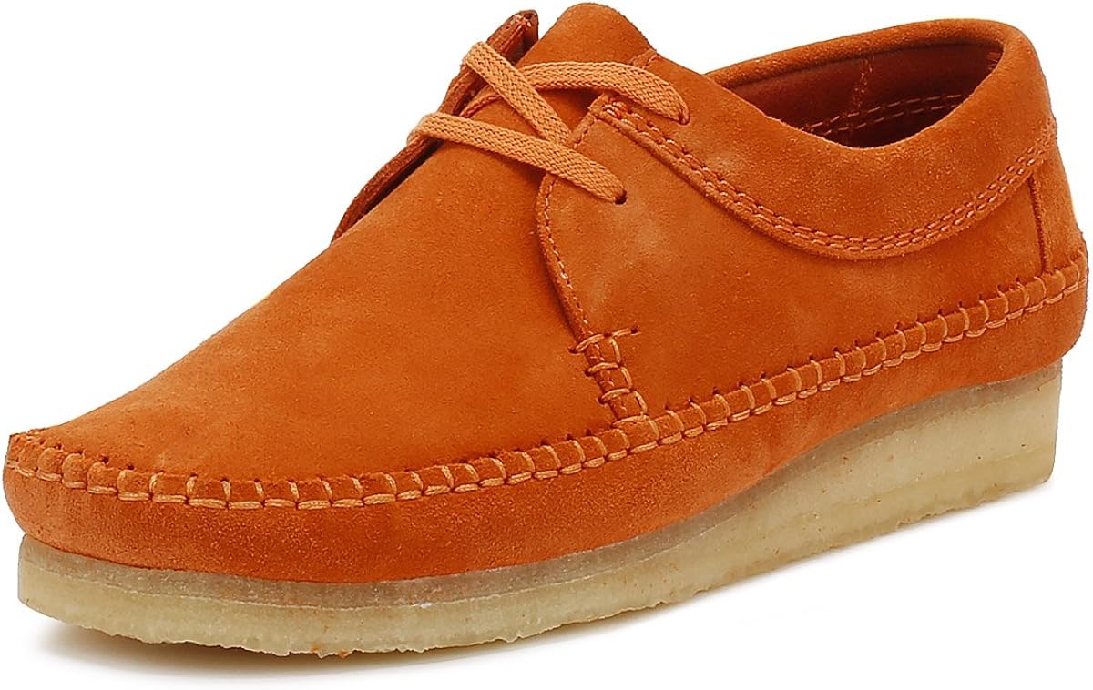 clarks weaver orange