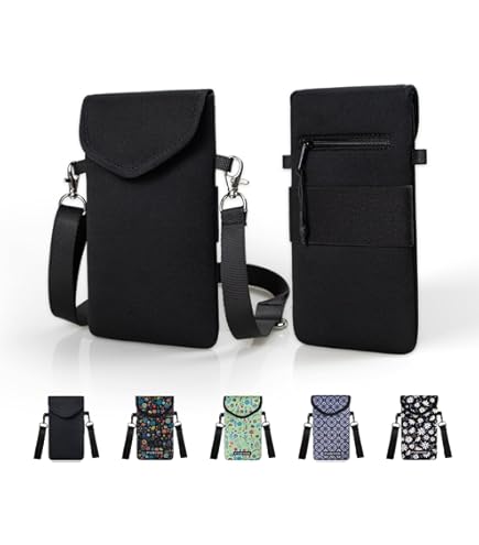 Dual Layer Neoprene Mobile Phone Sleeve, Zip Wallet Belt Loop Holster For IPhone 16 Plus 16 Pro Max 15 14 13 Pro Max Samsung Galxy A15 A55 A25 A05s - View #12