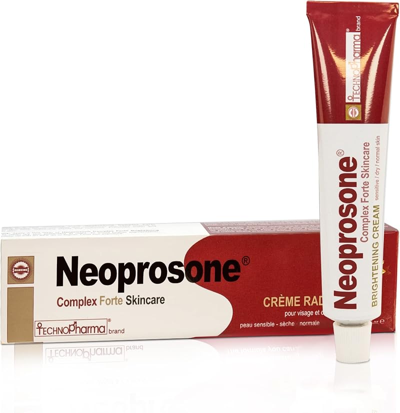 Neoprosone Skin Brightening Cream 1.7oz Body Knees Underarm Dark Spot Correcting