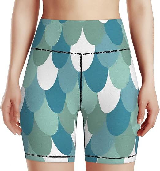 mermaid biker shorts