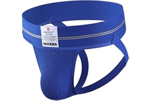 BRODDLE Men's Jockstrap Stretchy Nylon Mesh Pouch Performance Workout Athletic Supporters for Men