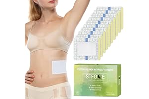 STFOCE 10pcs Castor Oil Pack Wrap, Transparent Film Castor Oil Pack, Castor Oil Pack Wrap Organic Cotton, No Irritation, Anti Leakage, Portable, for Home and Travel (1 Count (Pack of 10))