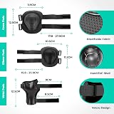 Niftii Kids Helmet with Pads Adjustable Multi-Sport Safety Gear 3-15 Black view 6