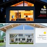 FILMGOO One Way Window Film Black Sliver 90x1000CM Daytime Privacy Non-Adhesive view 5