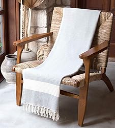 Fringe Home Throw Blanket, Boho Throw