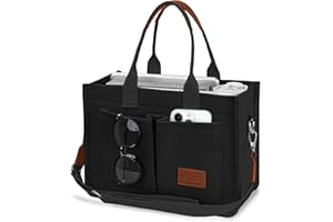 VOFANK Canvas Tote Bag for Women with Pockets Large Crossbody Bag Satchel Bag Handbag Everything Everyday Bag for Work Daily