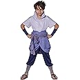 Spirit Halloween Naruto Shippuden Kids Sasuke Costume | Officially Licensed | Group Costume | Anime Cosplay | Sasuke Cosplay