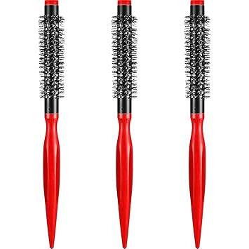 Buy 3 Pieces Mini Quiff Roller Mini Round Hair Brush Non Slip