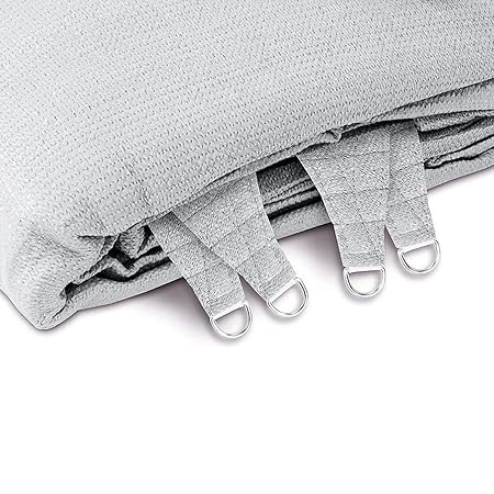 Mammut Sonnensegel | Rechteck, Dreieck oder Quadrat | UV-beständig und luftdurchlässig | Sonnenschutz für Balkon, Terrasse un