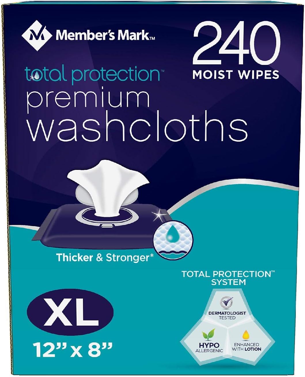 Member's Mark Adult Washcloths (240 ct.) SC: Health & Personal Care