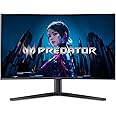Acer Predator X32 | 31.5" UHD 3840 x 2160 Quantum Dot OLED 1700R Curved Gaming Monitor | AMD FreeSync Premium | 240Hz | 0.03ms | 1000nits @ HDR 3% | DCI-P3 99% | USB Type-C, 2 x DP 1.4 & 2 x HDMI 2.1
