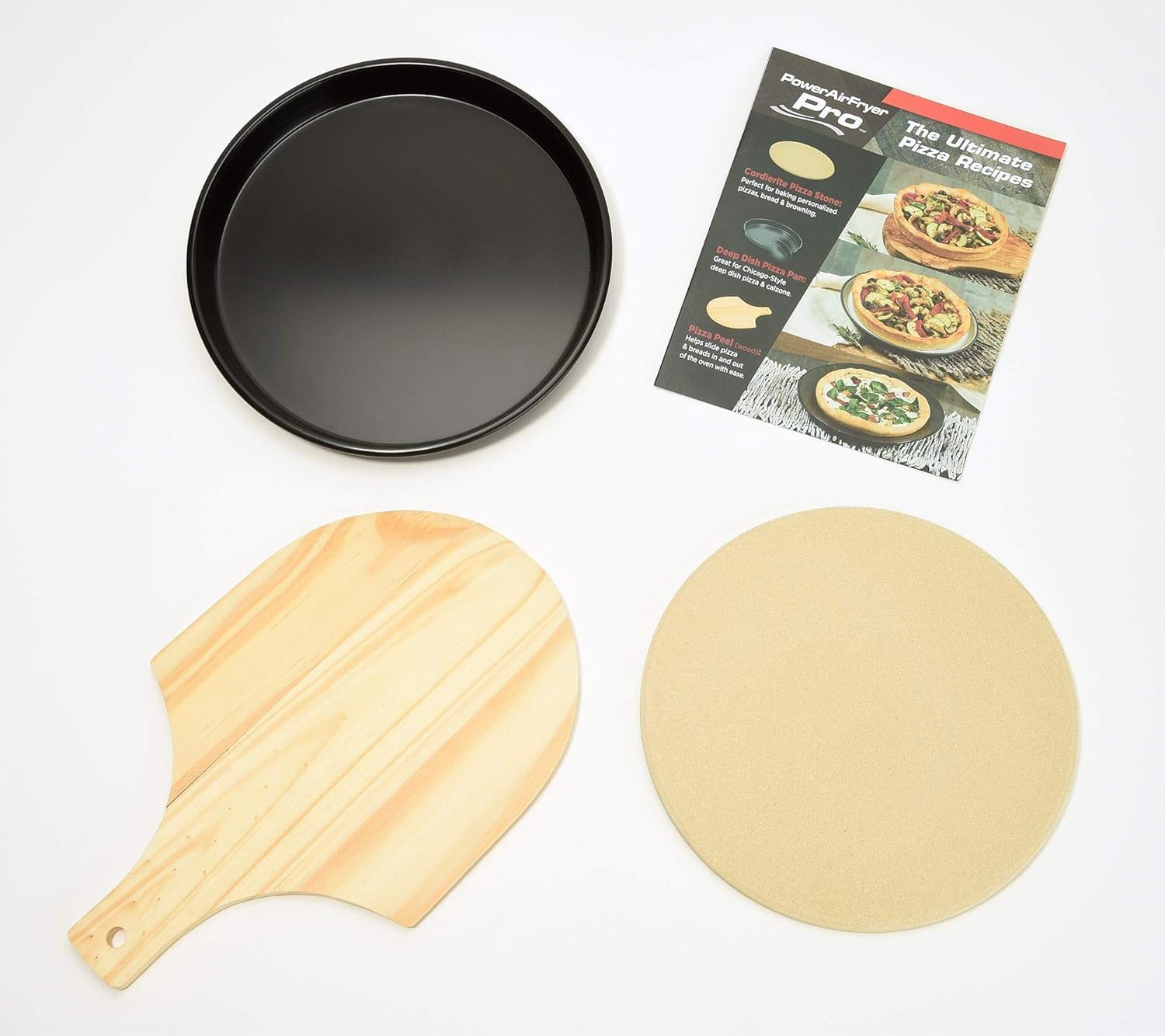Power Air Fryer Oven 4-Piece Pizza Set Model K48955
