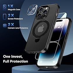 TAURI 5-in-1 Magnetic for iPhone 14 Pro Case with