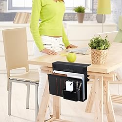 LUKETURE Desk Side Storage, Steel Side Desk