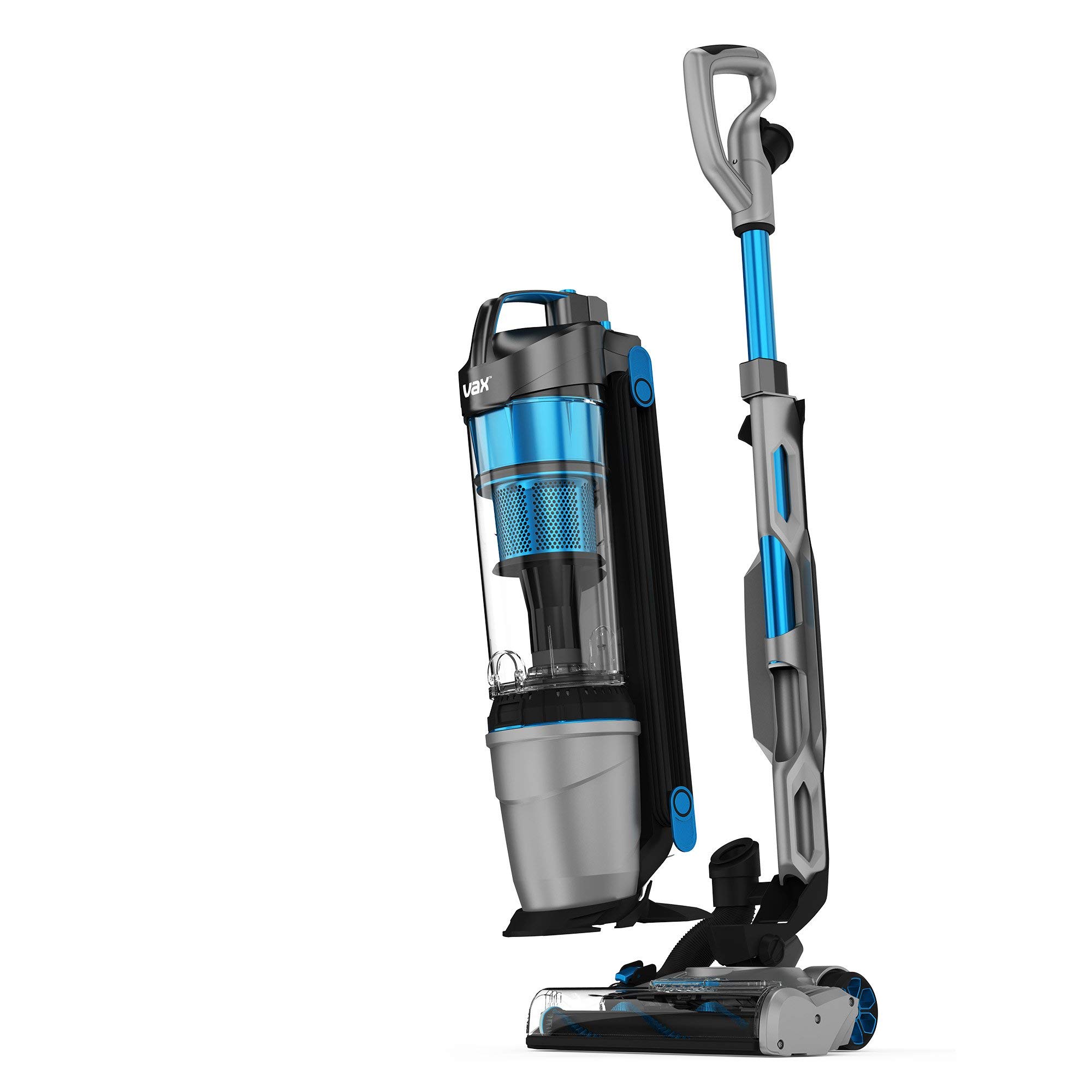 Vax Air Lift Pet Corded Upright Bagless Vacuum Cleaner, Lightweight, Handheld Tool Attachments for Pet Hair, Car, Upholstery, Bed, Mattress, Home cleaning, 850W, 6.2kg, Black / Blue / Grey, UCPESHV1
