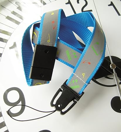 Amazon Co Jp リフレクター 反射 音符 ネックストラップ 安全パーツ付き 楽器