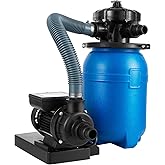 ZBPRESS 10" Sand Filter 1/3HP Pool Pump,2640 GPH High-Flow,Sand Filter Pump for Above Ground Pool,for Pools Up to 10000 Gallo