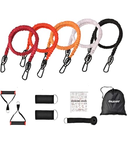 Sunsign Resistance Running Bungee Band Set - Sprint Training, Agility Cord, Lateral Movement Fitness Band - View #9