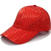 YeeHeen Sequins Baseball Cap Glitter Hat Shiny Hip Hop Hat