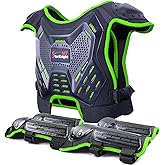 StarknightMT Kids Dirt Bike Gear - Youth Motorcycle Riding Protective Gear Motocross Armor Suit Chest Protector for Boys Girls Mountain Biking Cycling
