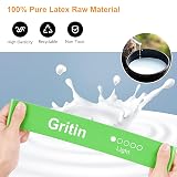 Gritin Resistance Bands Set of 5 with Case – 5 Levels, Skin-Friendly Latex view 3