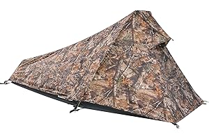 GEERTOP Ultralight Bivy Tent for 1 Person 3 Season Waterproof Single Person Backpacking Tent for Camping Hiking Backpack Travel Outdoor Survival Gear